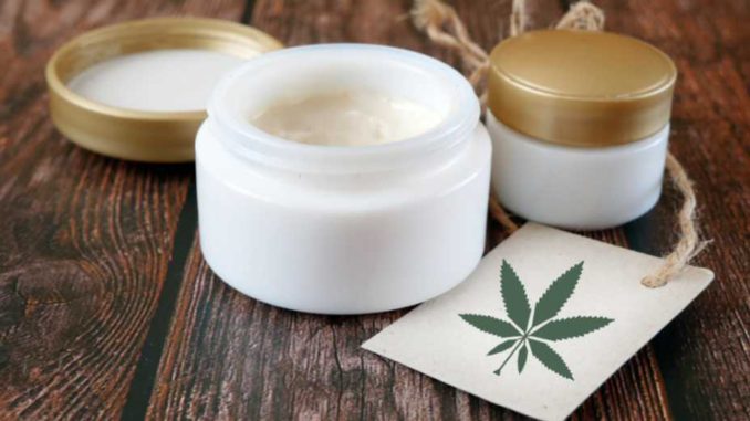 Packing of CBD Oil lotion